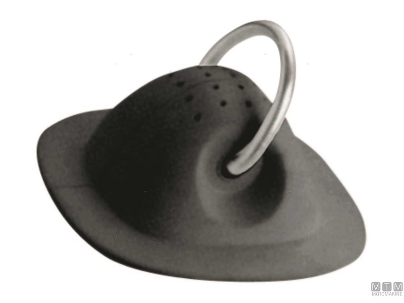 Piastra con Anello Inox Mil