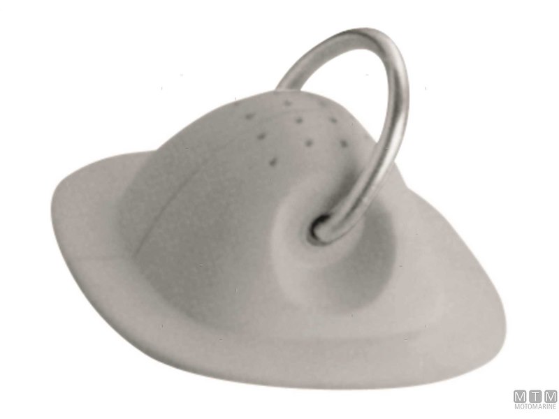 Piastra con Anello Inox Mil