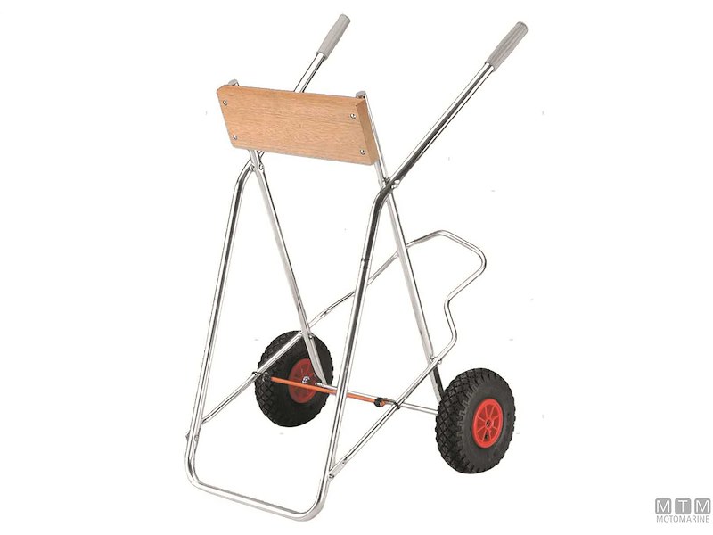 CAVALLETTO PORTA MOTORE EXTRA SU RUOTE H100CM