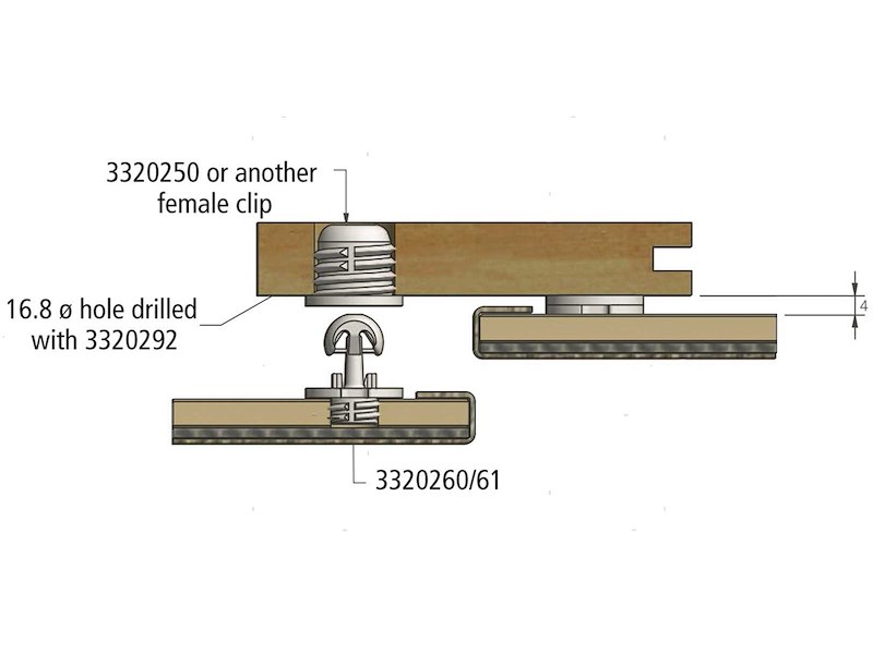 Fissaggio Pannelli Fastmount STD 