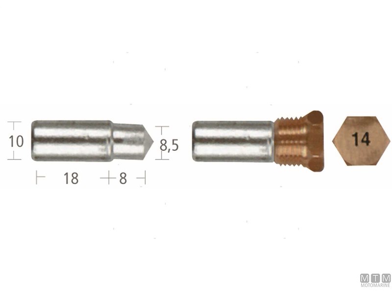 Barrotti Motore Ford (10x18mm)