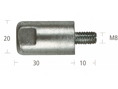 ANODO BARROTTO YANMAR 2GM20 ZN 