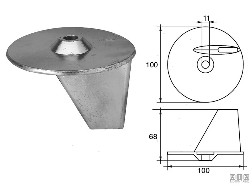 ANODO PINNA SUZUKI DT115 ZN 