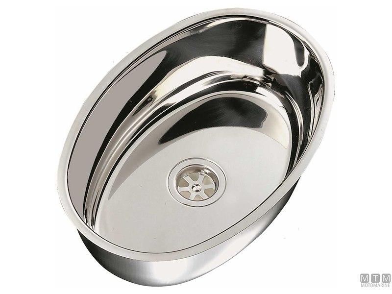 LAVELLO OVALE 360x240 INOX 