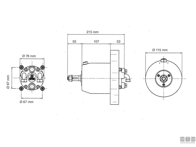Timoneria Idraulica Ultraflex UC168 