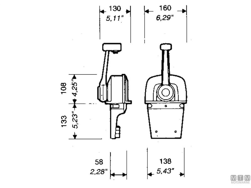 Comando Monoleva Top Mount