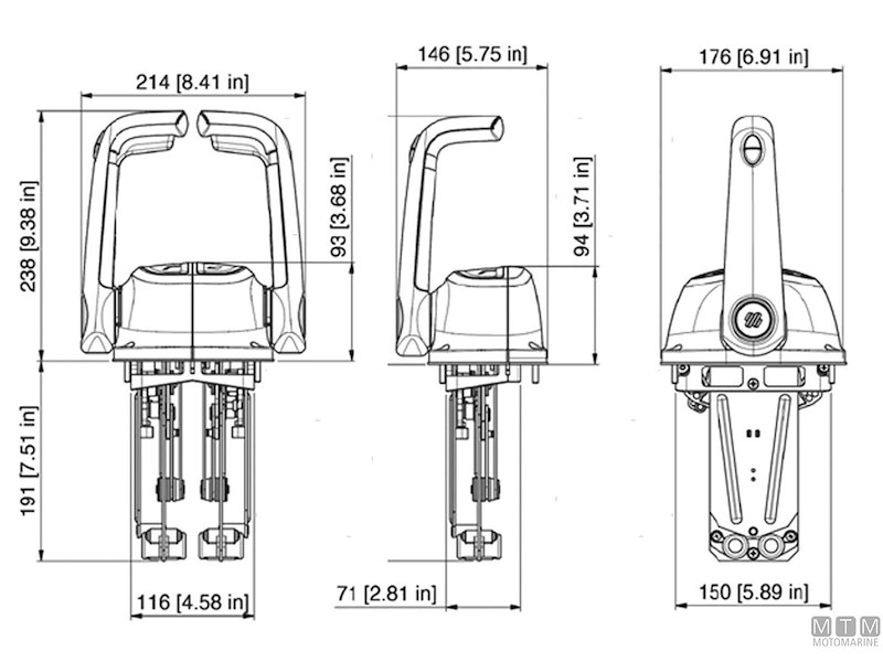 Comando Top Mount B501 Black