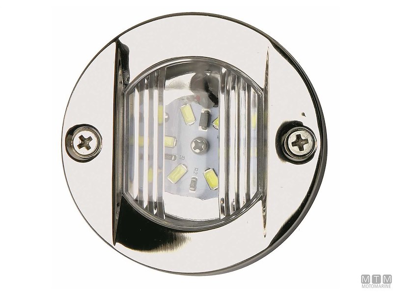 FANALE LED DI POPPA 12V D75 INOX 