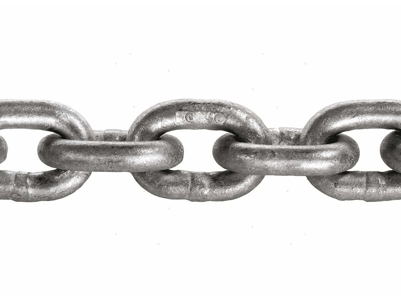 Catena Calibrata in Acciaio Zincato