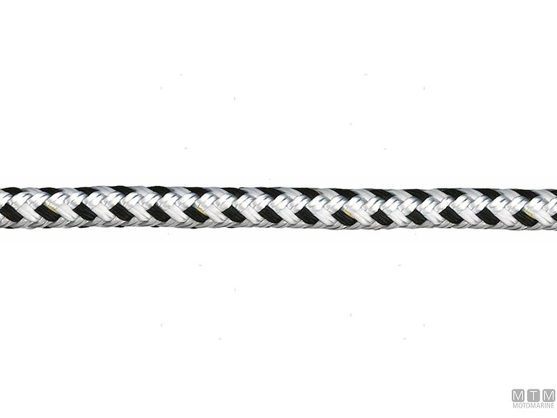 Treccia Mooring Black & White in Poliestere