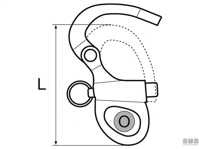 Moschettone Spi Occhio Fisso