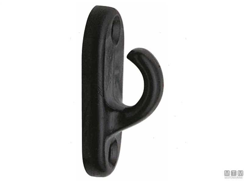 GANCETTO OVAL 19X39MM NERO 