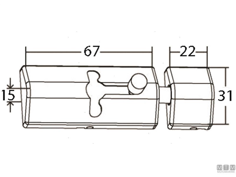 Catenaccio a Molla Tmarine Inox