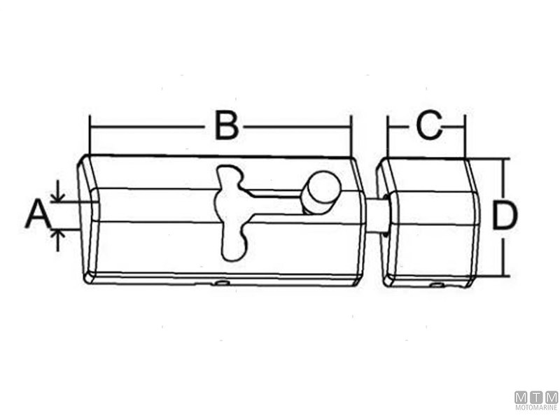 Catenaccio a Molla Tmarine Inox