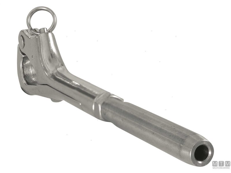 Terminali a Pressare in Acciaio Inox con Gancio Pelikan