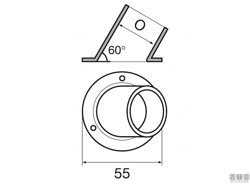 Base Tonda 60°