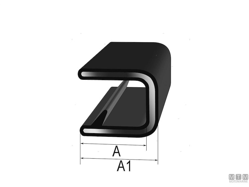 Profilo Trim-Lok Edge Trim Black