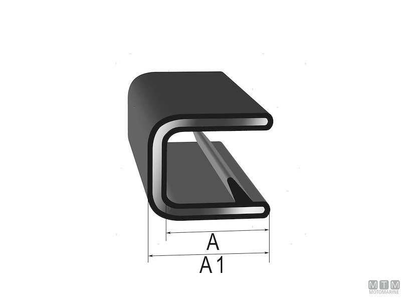 Profilo Trim-Lok Edge Trim Black