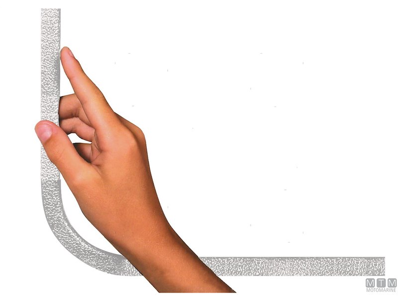 Profilo Trim-Lok Edge Trim White