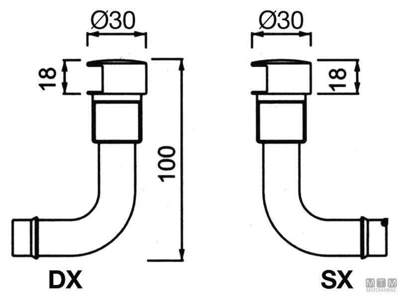 Sfiato Curvo 90° OC R.I.Na.