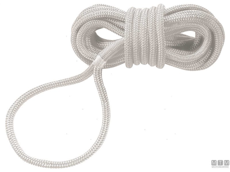 Treccia Mooring Bianca con Gassa 