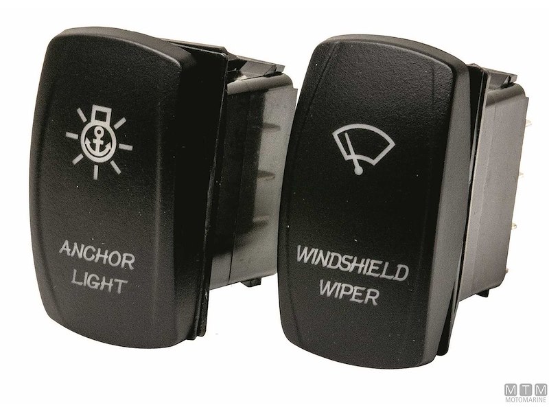 Interruttore Impermeabile IP68 Laser Engraved