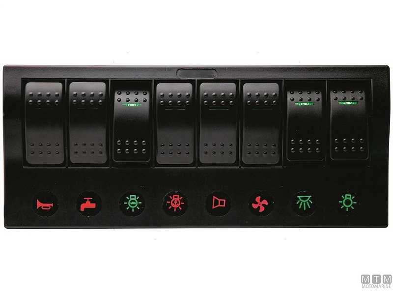Pannelli Startech Circuit Breaker con Interruttori Basculanti Impermeabili