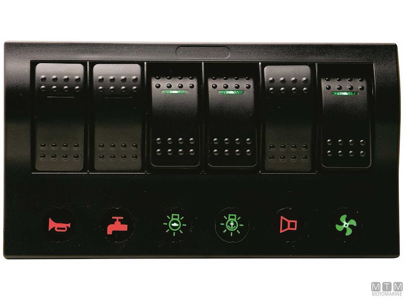 Pannelli Startech Circuit Breaker con Interruttori Basculanti Impermeabili