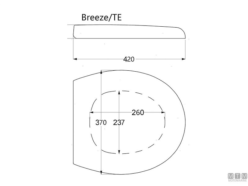 Toilet Tecma Breeze - Serie Design