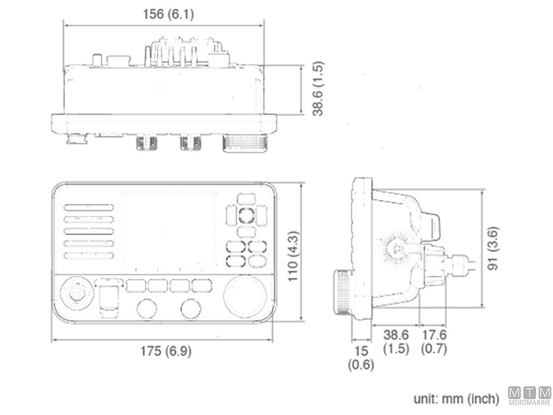 VHF ICOM IC-M510E