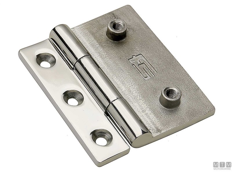 CERNIERA A FILO ECC 65X55MM INOX 