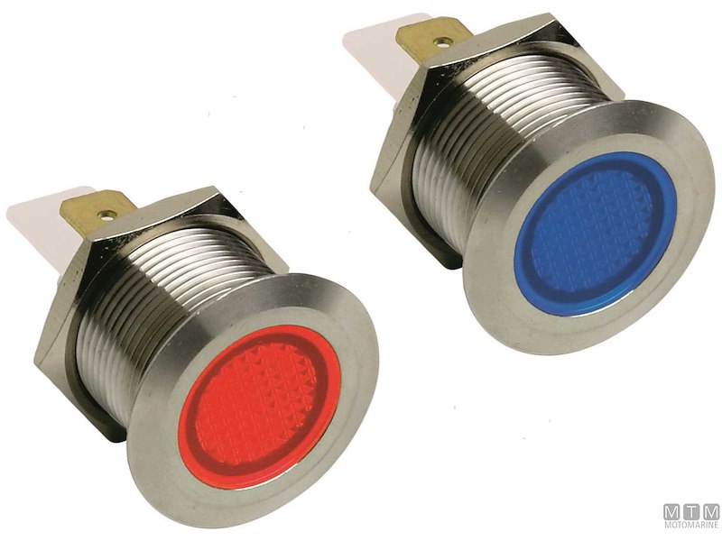 Spie LED Inox 19MM 24V