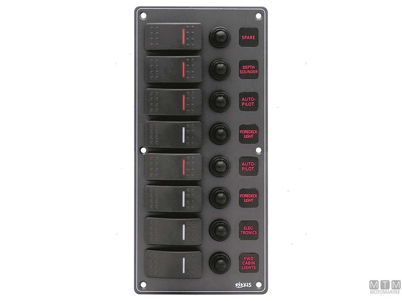 Pannelli C7-IP66 Black con Interruttori Basculanti Impermeabili