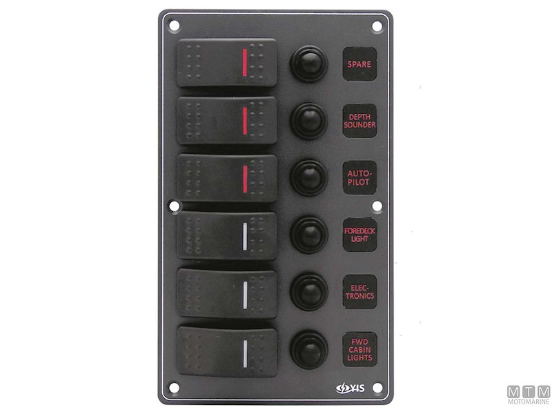 Pannelli C7-IP66 Black con Interruttori Basculanti Impermeabili