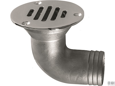 SCARICO POZZETTO 90°D38 INOX 