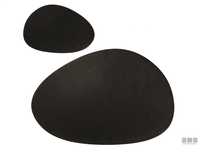 Tappetino e Sottobicchieri Metallici Antracite