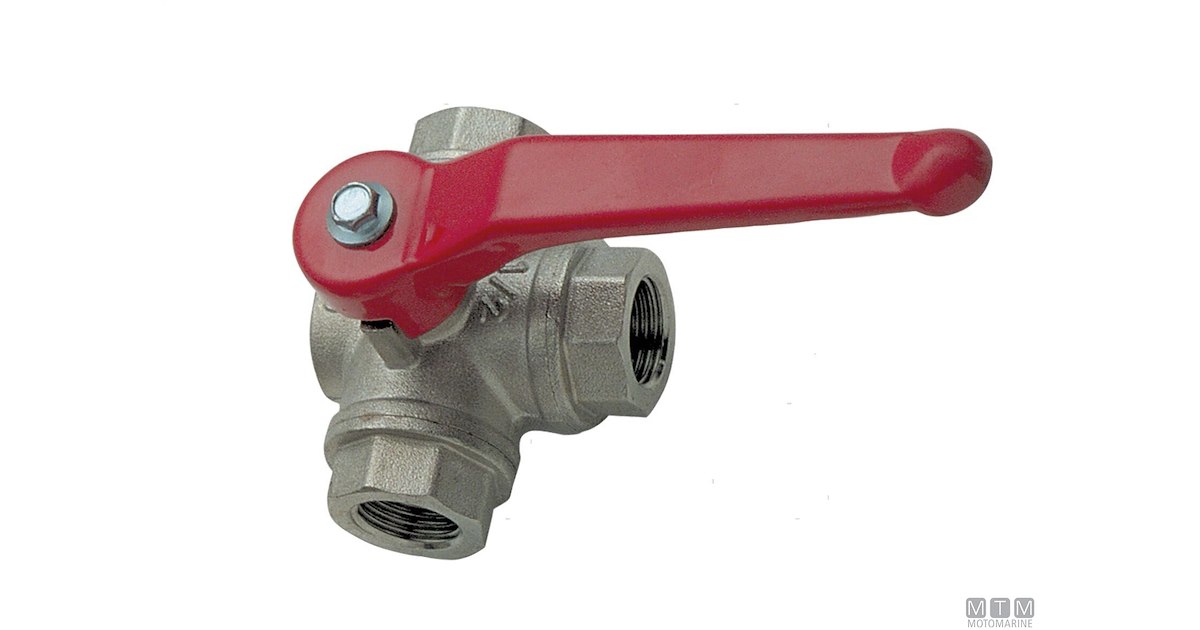 Bwintech 2 pezzi 10mm 3 vie in ottone valvola a sfera Hose Barb, forma a Y 2 interruttore valvola di intercettazione con 6 pezzi di fascette stringitubo