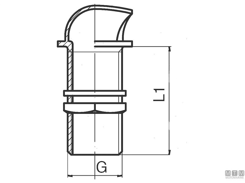 Scarico Filettato in Ottone Cromato con Copertura