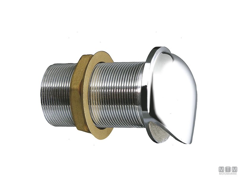Scarico Filettato in Ottone Cromato con Copertura