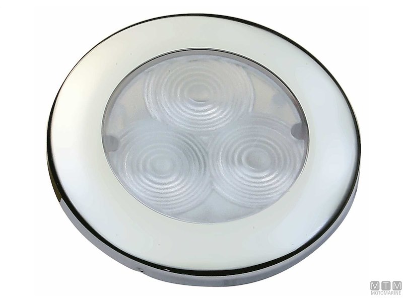 LUCE LED 12V FLUSH IP67 D71 INOX 
