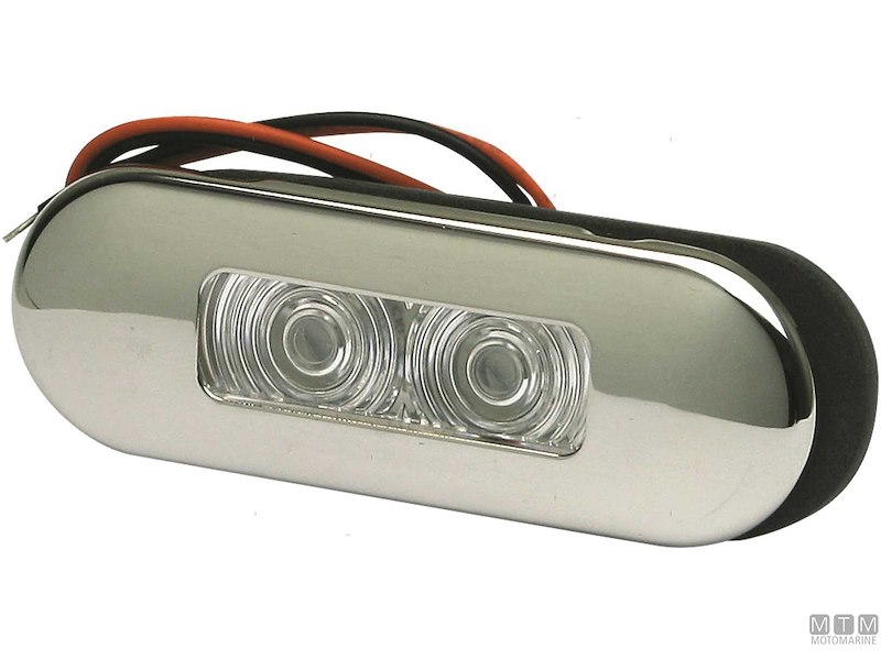 Luce Impermeabile LED Elliptic Flush Inox