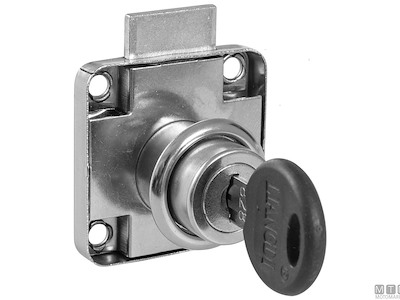SERRATURA 40X40 KEY LEGA CROMATA 