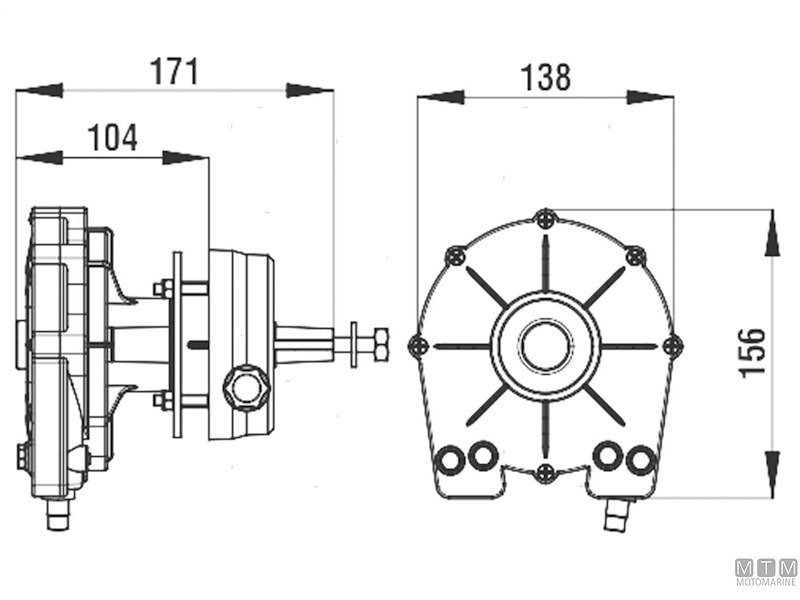 TIMONERIA RIVIERA MDA100 