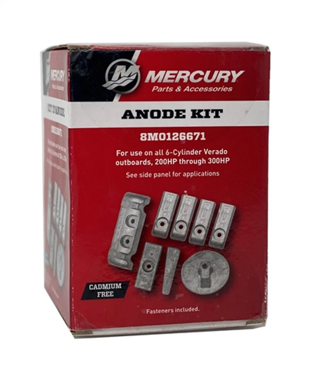 KIT ANODI PER VERADO 200/300 HP 8M0126671
