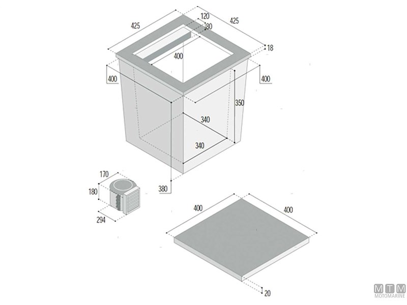 FRIGO POZZETTO VF TL40L 
