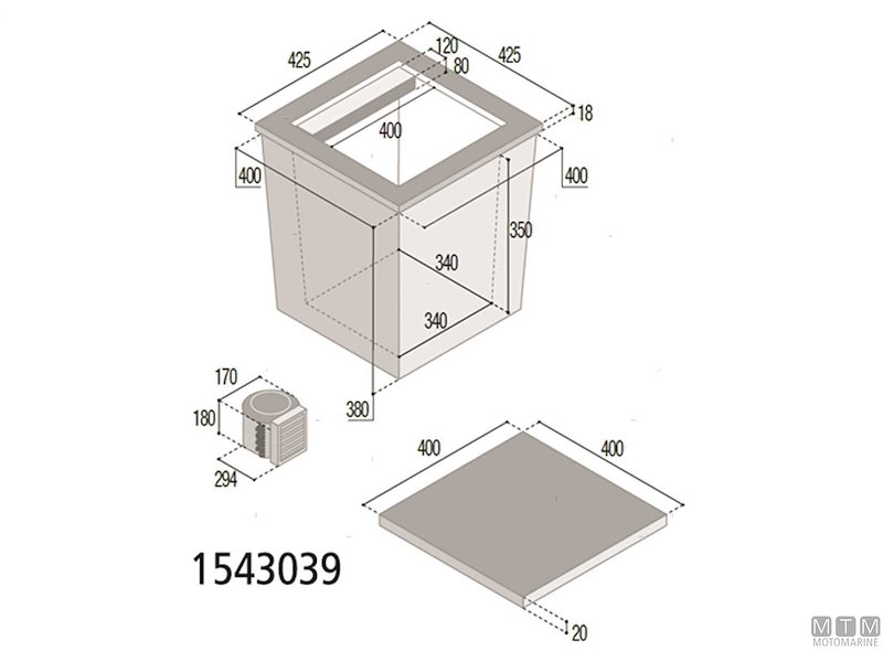 FRIGO POZZETTO VF TL40L 