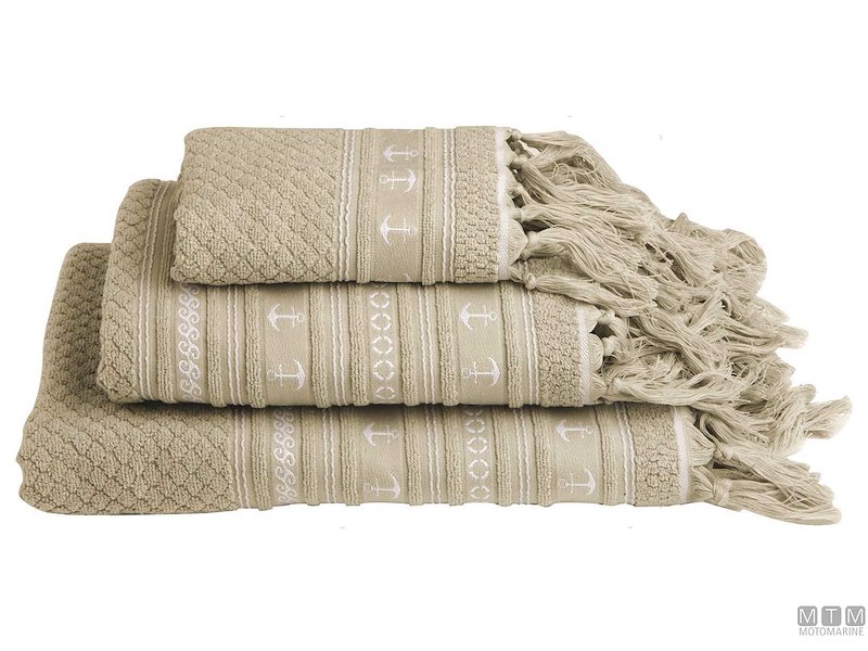 Set 3 Asciugamani Anchors Beach