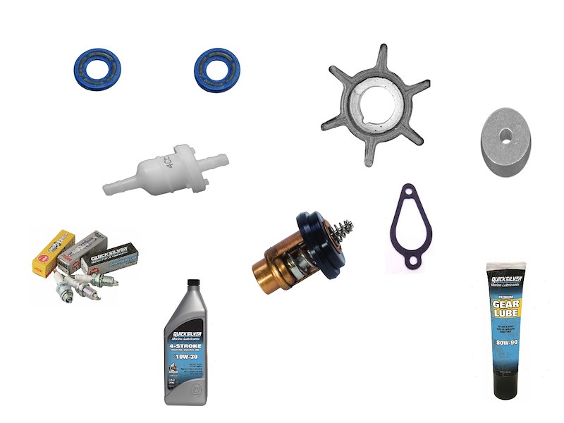 Kit tagliando Mercury F 4-5-6 300 ore