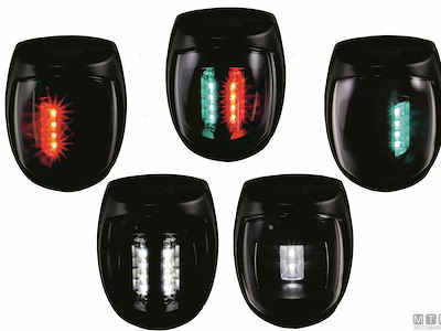 Fanali USCG-COLREG LED Sirius Black