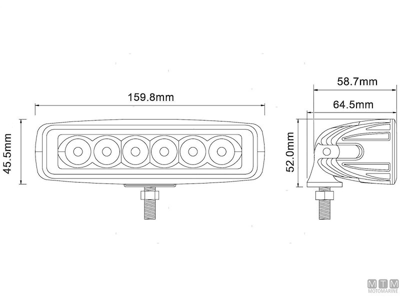 Faretto LED da Coperta e Pozzetto G-line E160 18W FLOOD